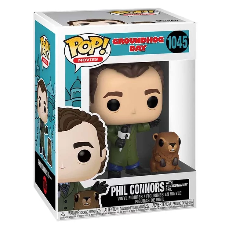 Funko Pop - Movies - Phil Connors with Punxsutawney Phil (1045)
